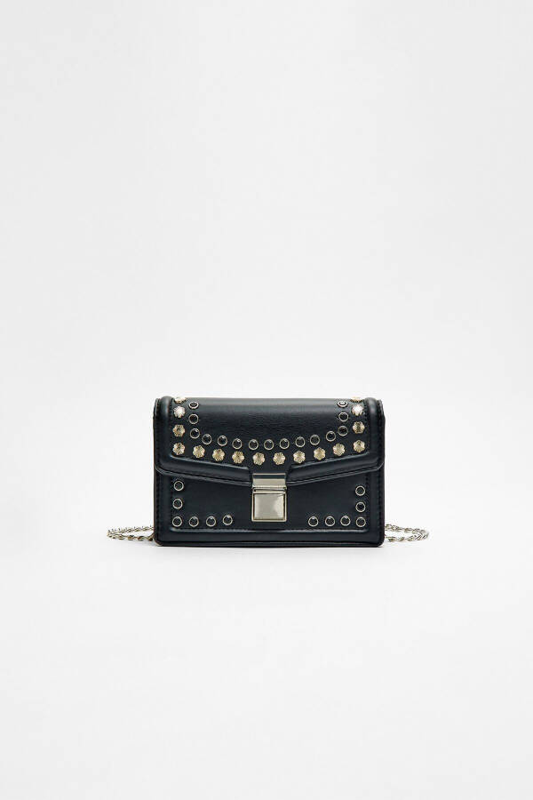 Zipper detailed shoulder bag - 1