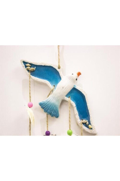 Zisayt Flying Seagull Seashell, Beaded, Decorative Accessory Wall Decor, Balcony Decor, Garden Decor - 9